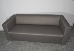 1 x Contemporary Three Seater Reception Sofa - From the Studio Range by BN Office Solutions