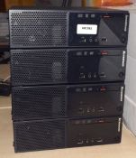 4 x Lenovo S500 Desktop Computers with Intel Processors and 4/8GB Ram - Hard Disk Drives Not