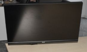1 x Acer 27 Inch LED Full HD Monitor with a Desk Mounted Monitor Arm - Model B276HL