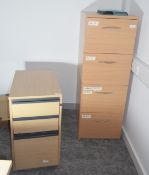 1 x Office Filing Cabinet and Drawer Pedestal