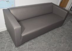 1 x Contemporary Three Seater Reception Sofa - From the Studio Range by BN Office Solutions