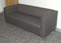 1 x Contemporary Three Seater Reception Sofa - From the Studio Range by BN Office Solutions