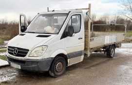 1 x MERCEDES Sprinter Drop Side Steel Truck. 3.5 Ton - 57 Plate - MOT till Oct 2026. Runs and Drives