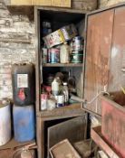 1 x Corner Unit And Assorted Red Oxide Paints And Primers - Ref: DL039 - CL1069 - Location: