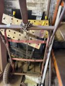 1 x Gas Bottle Trolley And Two Foldaway Workbenches And Metal Toolbox - Ref: DL044 - CL1069 -
