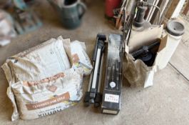 Job Lot Including Tripods, Chemical Sprayer, Pump, and Post Mix Concrete - Ref: DL051 - CL1069 -