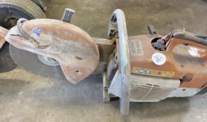 1 x STIHL TS 400 Petrol Rotary Cutter With Blade - Ref: DL057 - CL1069 - Location: Aylesbury HP18