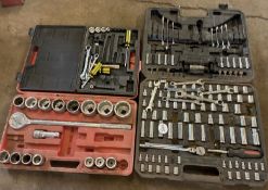 3 Boxes of Assorted Tools And Sockets - Ref: DL059 - Location: Aylesbury HP18