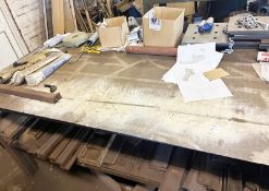 1 x Very Solid Steel Table And Contents - Includes Sealants Strapping,Guides, Plates and Chains