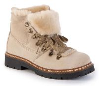 1 x Pair of Designer Olang Women's Winter Boots - Aurora.Lux 88 Beige - Euro Size 39 - New Boxed