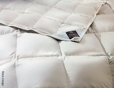 1 x BRINKHAUS Arctic Duck Down & Satin Superking 4.5 Tog Duvet, 260 x 220 - Original Price £3,499
