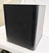 1 x Piega Ps2 500 Watt Subwoofer In Black - RRP £2,200.00 - Ref: GSG126/GSGP1 - CL999 - Location: