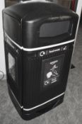 1 x Commercial Food Waste Bin - Unused with Key - Dimensions: H112 x W60 x D60 cms - Ref: 1289 -