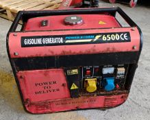 1 x Power Storm 6500 Gasoline Generator Mobile Power Unit - CL999 - Location: Altrincham WA14