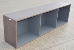 1 x CATALAN 'Kayak' Designer Sideboard with a Brushed Bronze Finish - Original Price £5,060