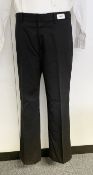1 x Pair of Men's DNKY Soho Straight Fit Wool Trousers in Black - Size 31 - Ref: LB523 - CL1020 - NO