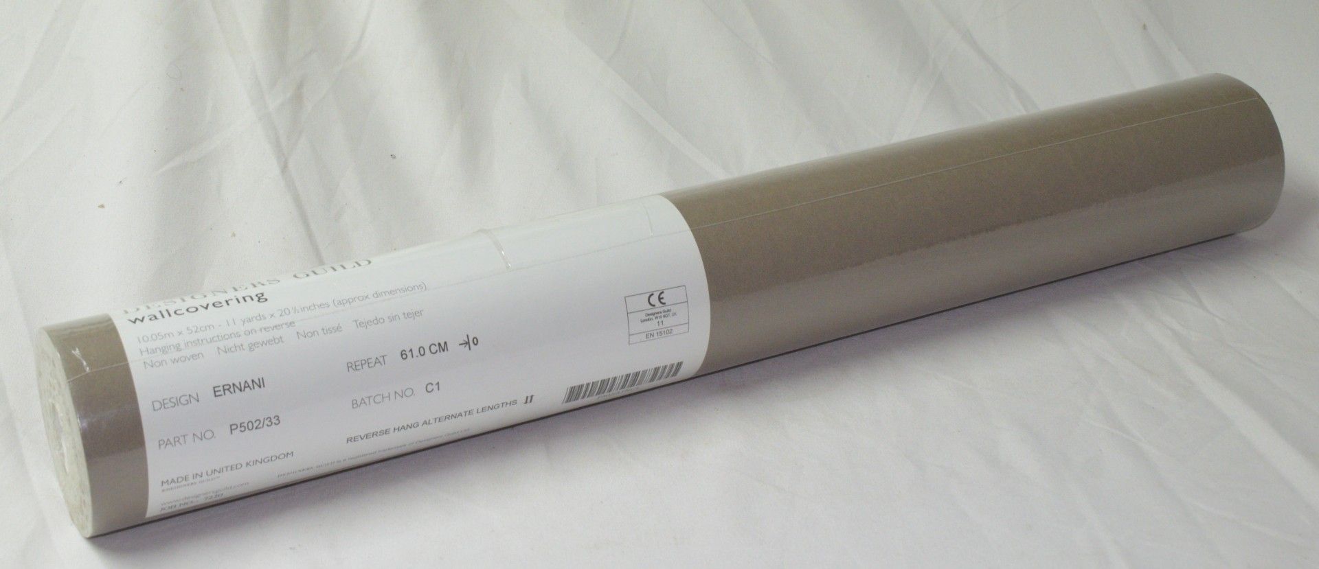 3 x 10m Rolls of Designers Guild 'Ernani' Designer Wallpaper - Colour: Cocoa - Product Code: - Image 2 of 7