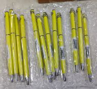 96 x Tiara Pens In Light Yellow - Ref: ICE100681/96/NPS38 - CL945 - Location: Altrincham WA14Conditi