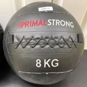 1 x Primal Strength 8KG Performance Series Wall Ball