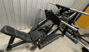 1 x Watson 45° Plate-Loaded Leg Press - Commercial Grade Heavy Duty Gym Equipment