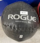 1 x Rogue Medicine Ball - Size: 8 LBS - Manufactured in the USA