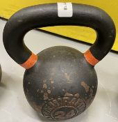 1 x Mirafit Cast Iron 24kg Kettle Bell Weight - 24KG / 53LB