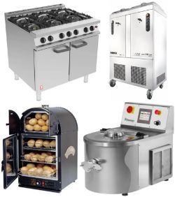 Commercial Catering Auction: Rational Combi & Pizza Ovens, Infrared Broiler, Griddles, Refrigeration, Juicers, Coffee Machines, Furniture & More