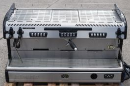 1 x La Spaziale S5 EK3 Commercial 3 Group Espresso Coffee Machine Featuring a Stainless Steel Finish