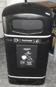 1 x Commercial Food Waste Bin - Unused with Key - Includes Removable Internal Bin