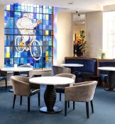 1 x Restaurant Dining Table from the Iconic Bibendum Michelin Building in London