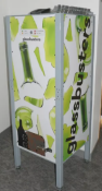 1 x Glassbusters Freestanding Electric Bottle Crushing Machine - Bottle Crusher Pulverises Bottles