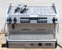 1 x La Spaziale S5 Commercial 2 Group Espresso Coffee Machine Featuring a Stainless Steel Finish -