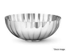 1 x GEORG JENSEN Bernadotte Art Nouveau-Style Mirrored Stainless Steel Bowl - Original Price £100.00