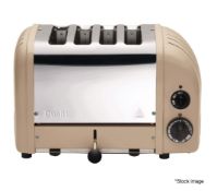 1 x DUALIT 'Newgen' Classic 4-Slot Toaster In Sandstone - Original Price £219.00 - Ref: HNC181/