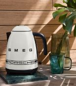 1 x SMEG X PORSCHE Designer Electric Kettle in White (1.7L) - Original Price £299.95
