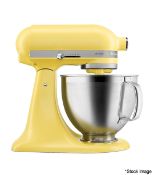 1 x KITCHENAID 'Artisan' Stand Mixer In COTY Butter Yellow (4.7L) - Original Price £699.00 - Boxed