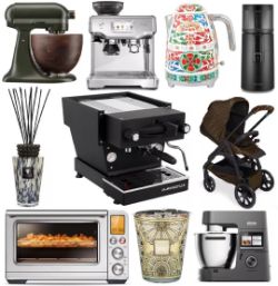 2nd April: Luxury Homewares by La Marzocco, Le Creuset, Baobab, Fendi, KitchenAid, Georg Jensen, Hurom, Laurastar, Sage, Silver Cross, De'longhi