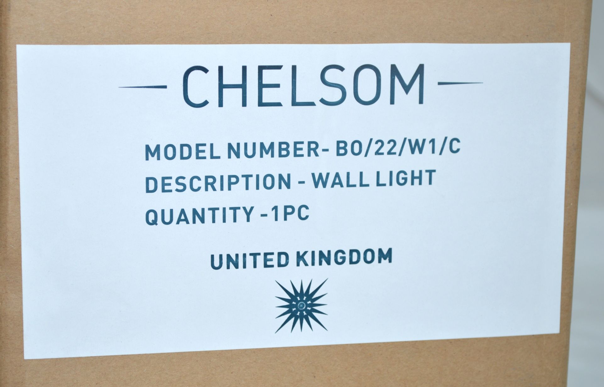 Pair of 'Boston' Luxury Wall Light Fittings with a Chrome Finish - Ref: BO/22/W1/C/P5 - - Image 2 of 9