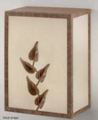 Pair of 'Amalfi' Luxury Wall Lanterns Featuring Natural Fabric Panels and a Rustic