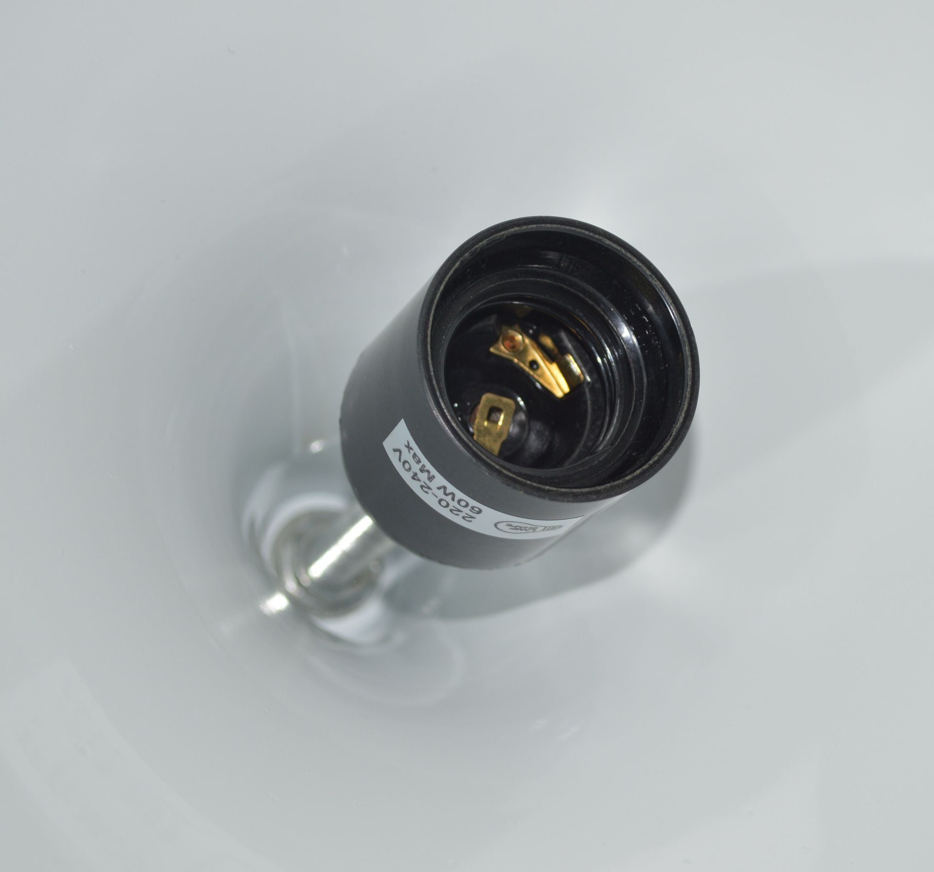 1 x CHELSOM 'Dine' Luxury Ceiling Pendant Light Fitting in a Stylish Black Finish with White Inner - - Image 17 of 20