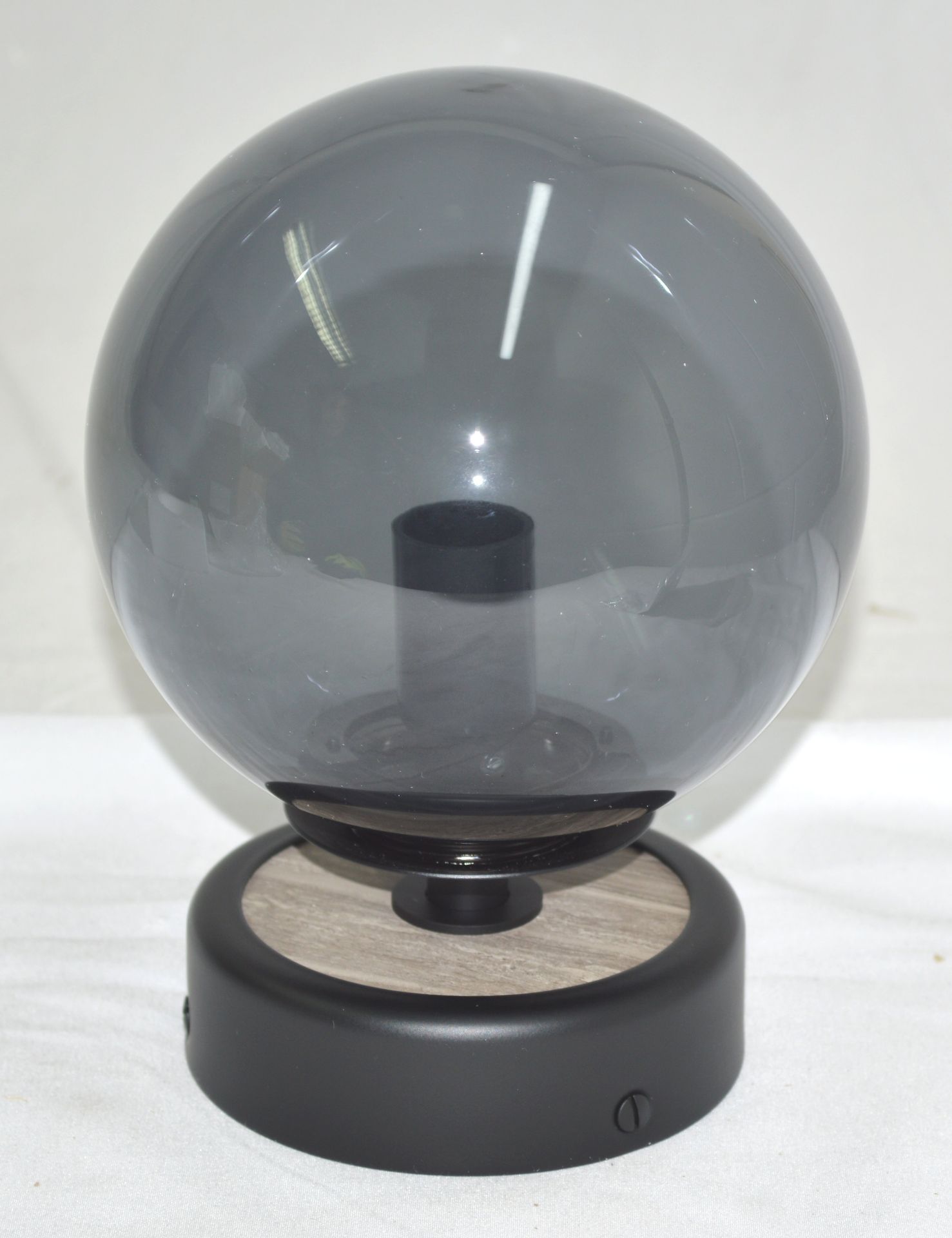 Pair of 'Lunar' Luxury Steel Wall Washer Light Fittings in a Satin Black Steel Finish with - Image 4 of 9