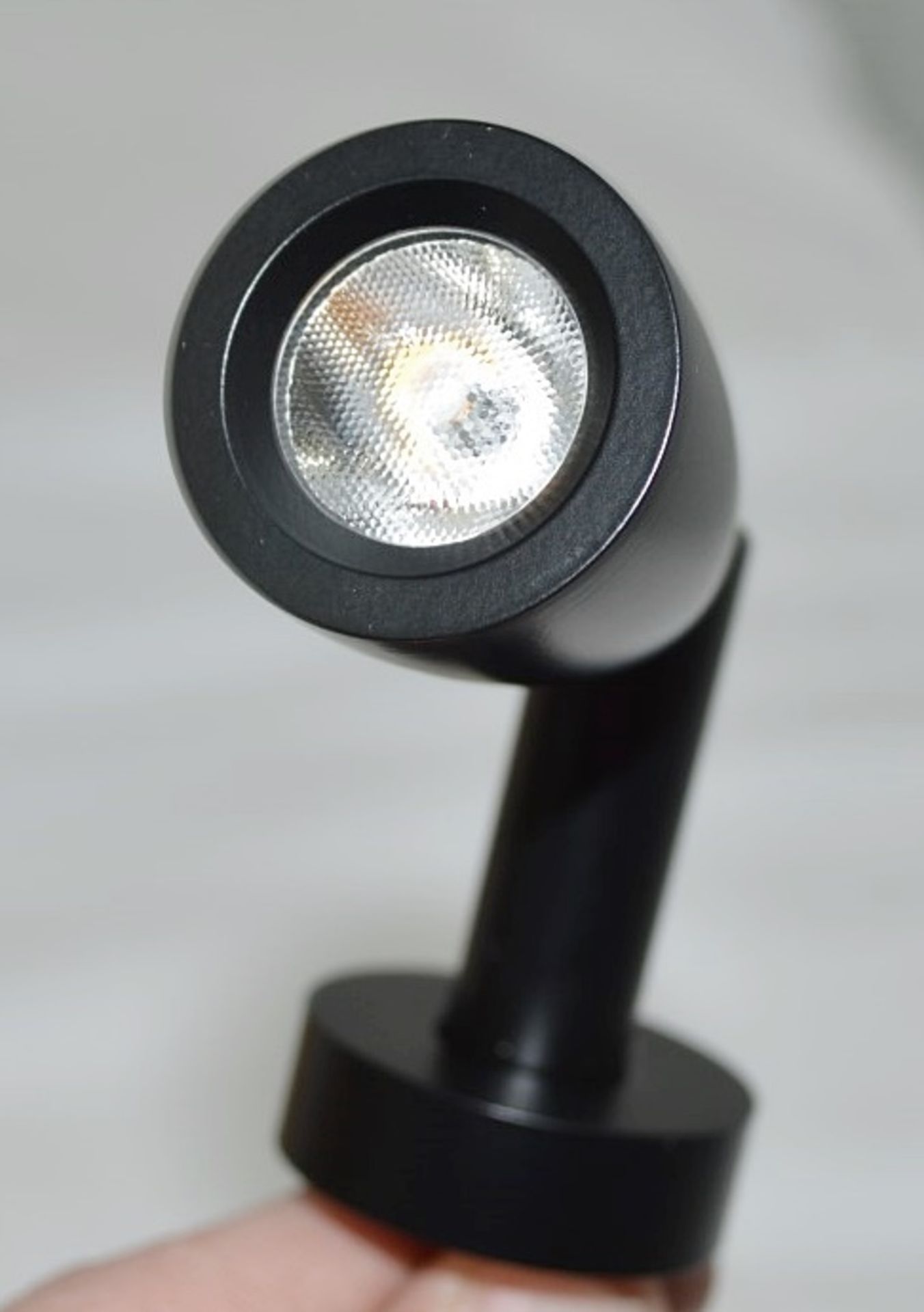 Pair of Luxury Wall Mounted LED Reading Light Fittings in a Satin Black Finish - Image 4 of 9