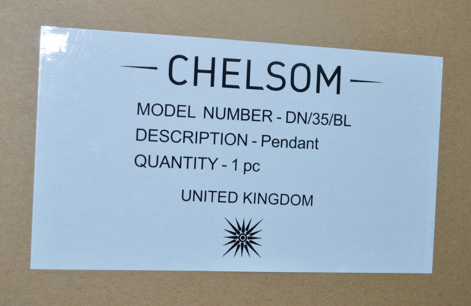 1 x CHELSOM 'Dine' Luxury Ceiling Pendant Light Fitting in a Stylish Black Finish with White Inner - - Image 11 of 20
