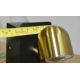 Pair of 'Dome' Luxury LED Adjustable Reading Wall Lights in a Brushed Brass Finish - Image 12 of 12