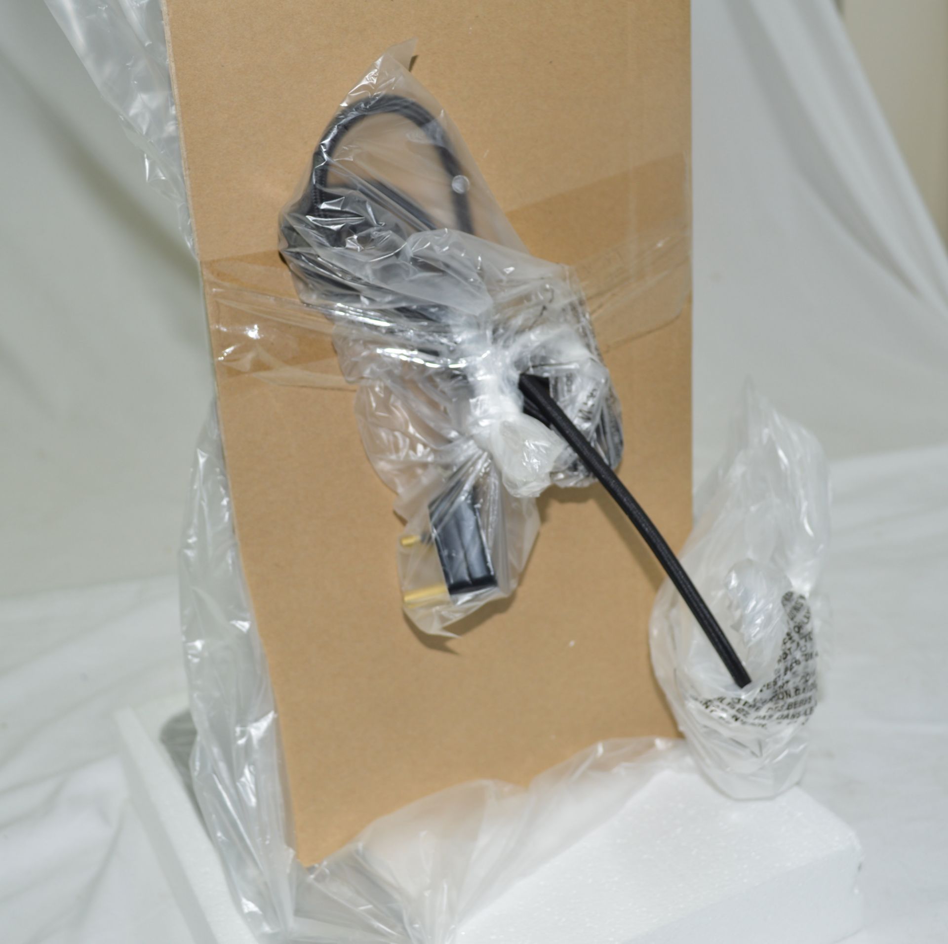 Pair of 'Trip' Luxury Steel Built Table Lamps with an Aluminium Finish - Switched - Ref: - Image 3 of 12