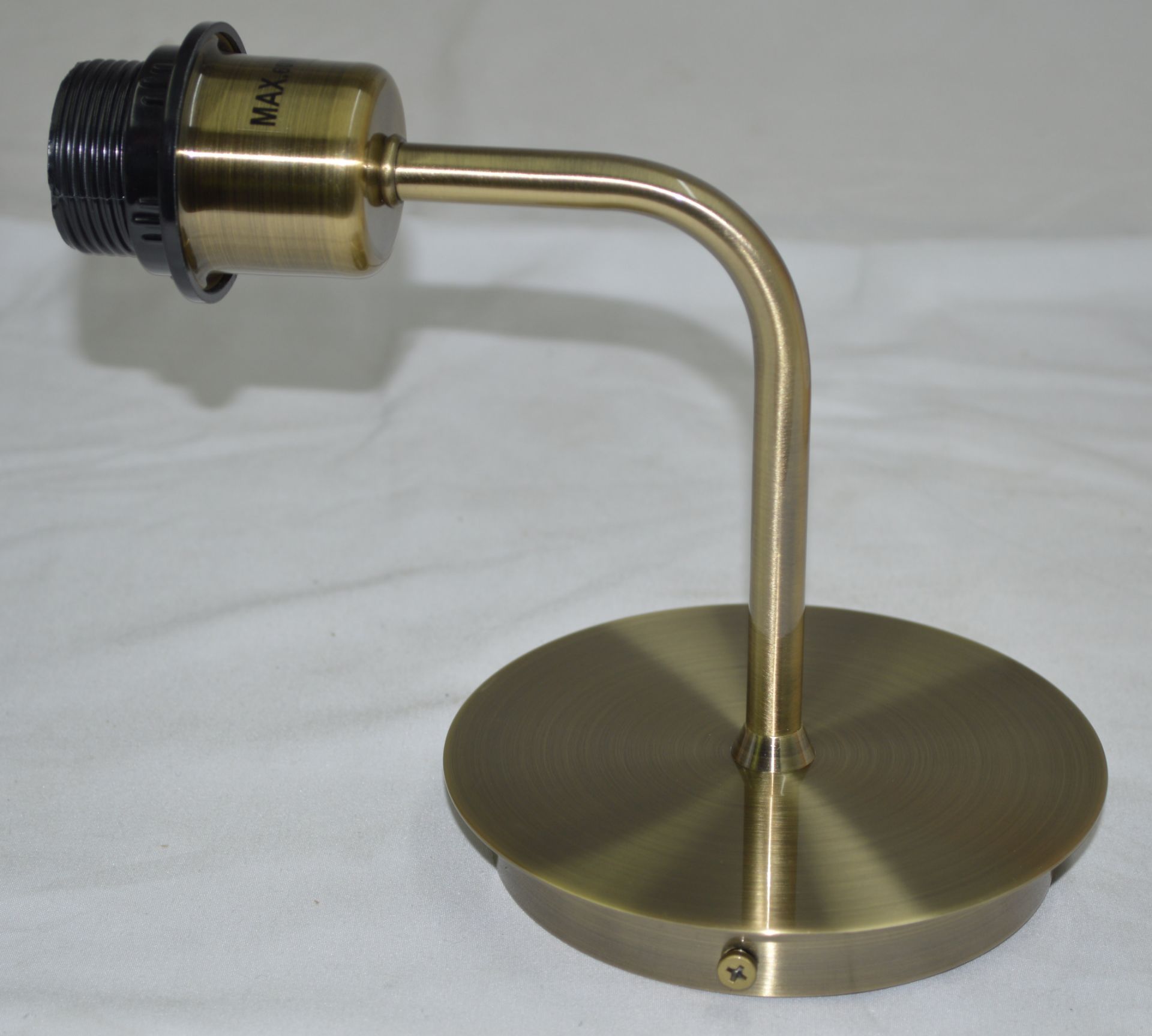 Pair of 'Avenue' Luxury Wall Sconce Light Fittings with an Antique Brass Finish - Boxed - Image 6 of 9