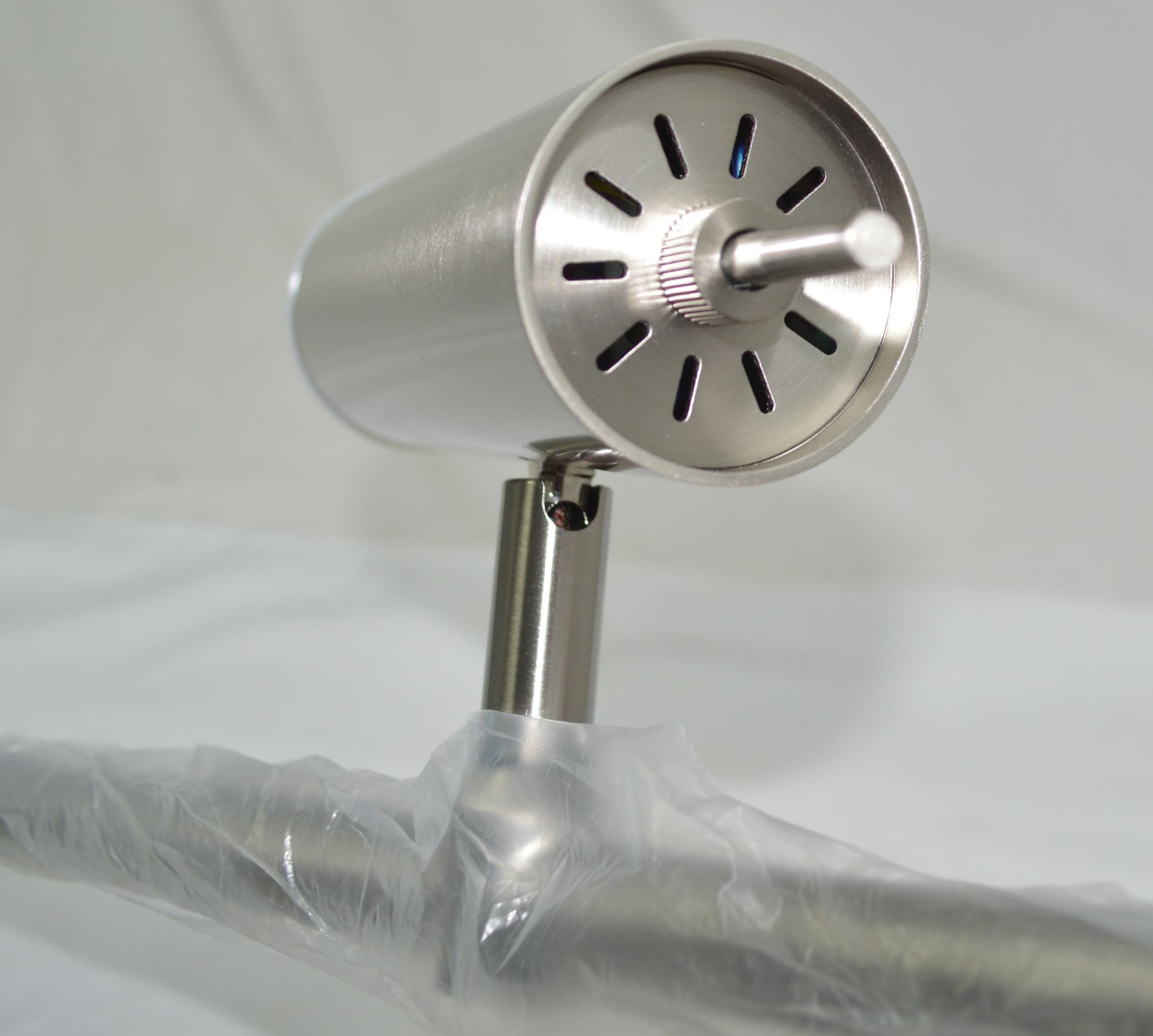 1 x CHELSOM 'Toronto' Luxury 1.6-Metre Tall Floor Lamp in a Brushed Nickel Finish - Ref: TT/200/FS/ - Image 14 of 18