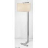 1 x CHELSOM 'Trip' Luxury Freestanding Steel Floor Lamp with an Aluminium Finish - Ref: TR/4/FS/AL/