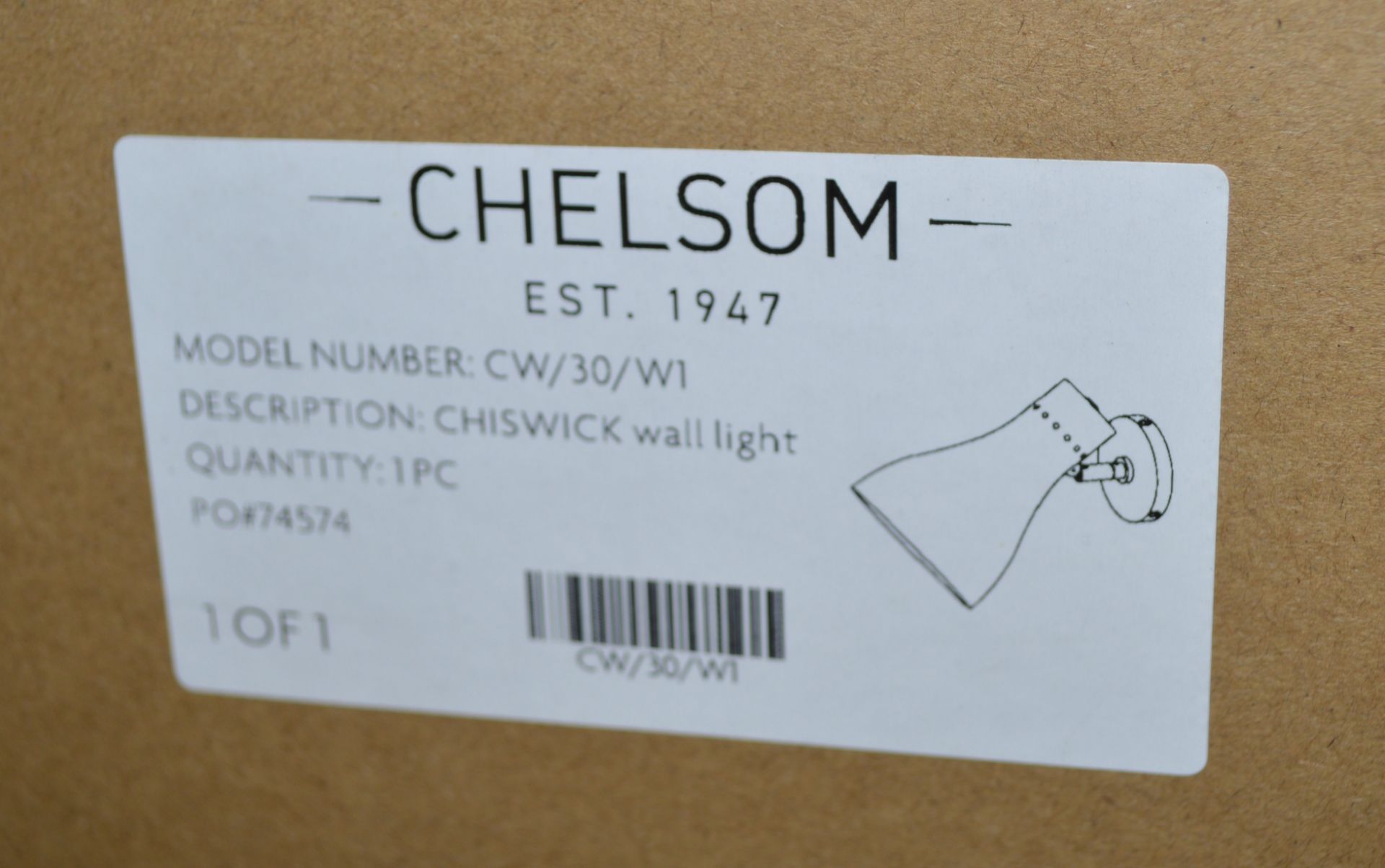 Pair of 'Chiswick' Luxury Adjustable Wall Lights In Black With Brushed Brass Details - - Image 9 of 12