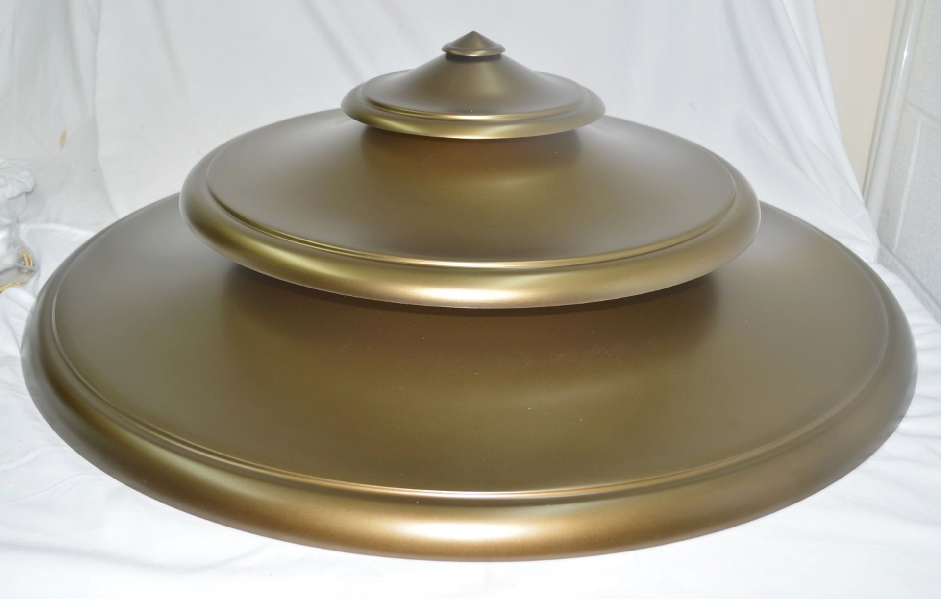 1 x CHELSOM Astaire Huge ∅85cm Luxury Art Deco-Style LED Ceiling Pendant Light in a Bronzed Finish - Image 12 of 12